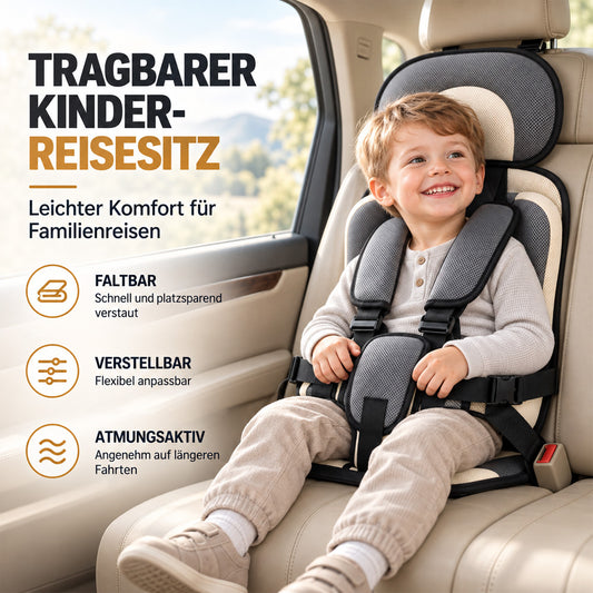 🔥 50 % Rabatt ! Zusammenklappbarer Kindersitz – Faltbar, sicher, überall dabei! 🧒 5-Punkt-Gurt, atmungsaktiv, für 0–12 Jahre ⚡ Limitiertes Angebot ⏳