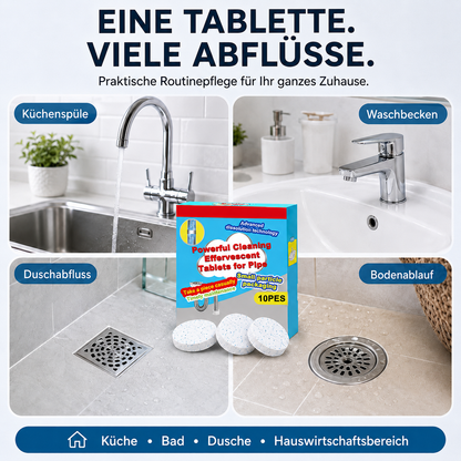 🔥🎁 1+1 GRATIS!!🥳 💞 50K+ VERKAUFT! ⚡💧 Leistungsstarke Brausetabletten zur Rohrreinigung