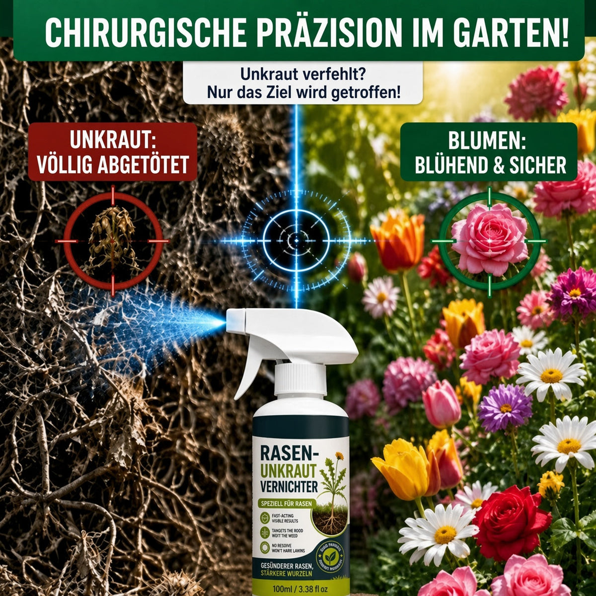 🔥 50 % RABATT 🌿 Unkraut-Stop – Wirksam gegen Unkraut & neues Wachstum | Garten, Wege & Hof ⚡