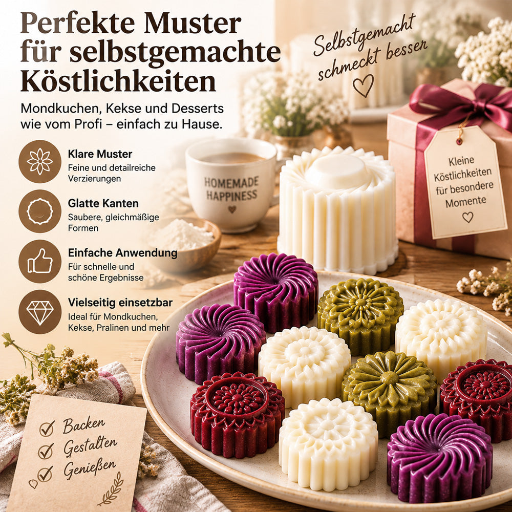 🍪Doppelseitiger Plätzchenstempel ✨ – Perfekte Kekse & Gebäck ganz einfach | Kinderleichtes Backen, DIY-Geschenke & platzsparendes 2-in-1-Design