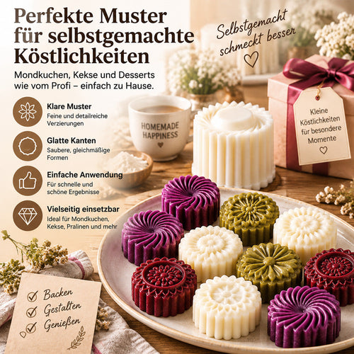 🍪Doppelseitiger Plätzchenstempel ✨ – Perfekte Kekse & Gebäck ganz einfach | Kinderleichtes Backen, DIY-Geschenke & platzsparendes 2-in-1-Design