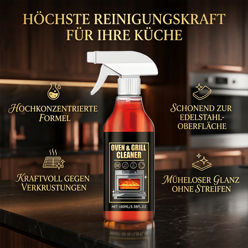 🧼✨ Ofen- und Grillreiniger-Spray – Gegen Fett & hartnäckige Verschmutzungen 🔥