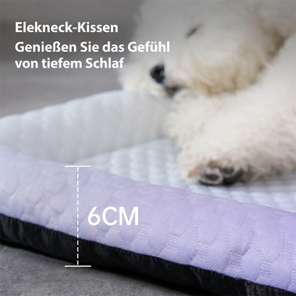 ❄️ Haustier-Kühlmatte für Hunde & Katzen 🐾 Natürlich kühles Ice-Silk-Pad • Atmungsaktiv • waschbar • weich