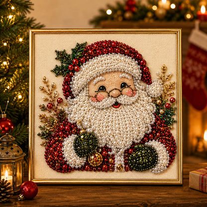 🎨💎 Keine Vorkenntnisse nötig | 3D DIY Weihnachts-Perlenkunst-Set