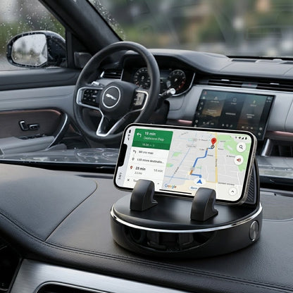 Snuffcup® 360° Rotational Dashboard Phone Holder - Universal Car Mount with Adjustable Viewing Angles for Secure Navigation