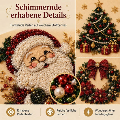 🎨💎 Keine Vorkenntnisse nötig | 3D DIY Weihnachts-Perlenkunst-Set