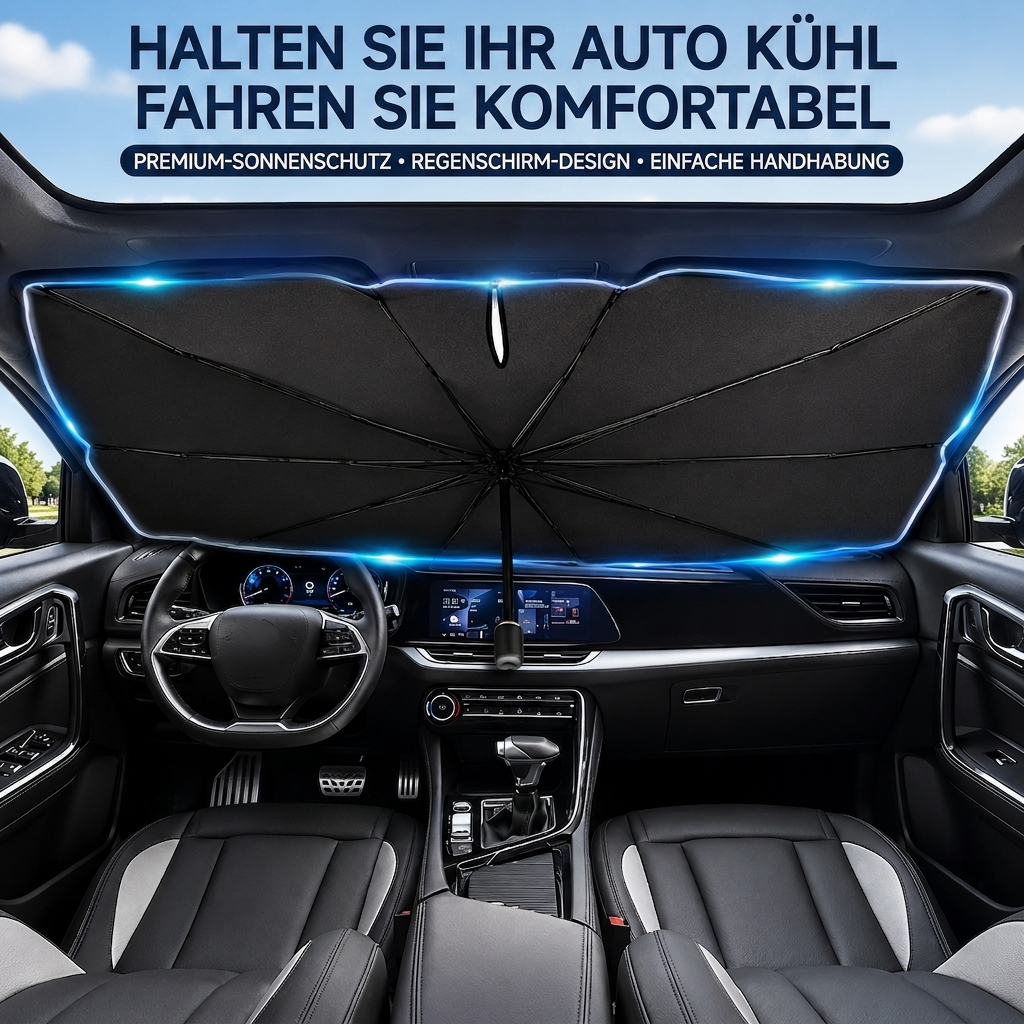 ⏰🔥NUR FÜR KURZE ZEIT 50% RABATT!🔥ÜBER 50.000 MAL VERKAUFT! 2026 Aktualisierter Auto-Frontscheiben-Sonnenschirm