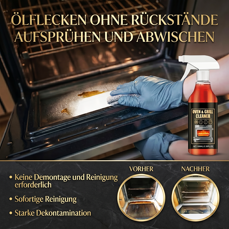 🧼✨ Ofen- und Grillreiniger-Spray – Gegen Fett & hartnäckige Verschmutzungen 🔥
