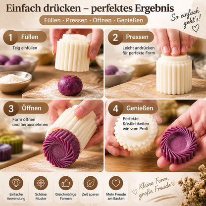 🍪Doppelseitiger Plätzchenstempel ✨ – Perfekte Kekse & Gebäck ganz einfach | Kinderleichtes Backen, DIY-Geschenke & platzsparendes 2-in-1-Design