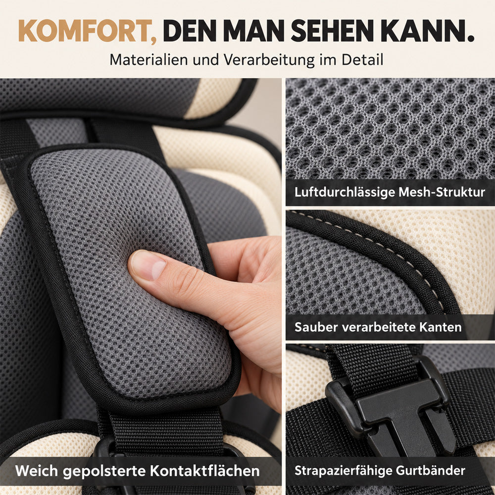 🔥 50 % Rabatt ! Zusammenklappbarer Kindersitz – Faltbar, sicher, überall dabei! 🧒 5-Punkt-Gurt, atmungsaktiv, für 0–12 Jahre ⚡ Limitiertes Angebot ⏳