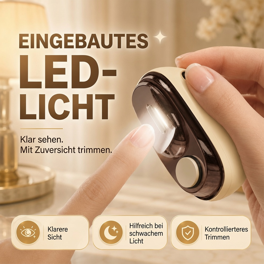 🔥2-in-1-Smart-Elektronagelschere & -Polierer ✂️💅 Die elektrische Nagelpflege für die ganze Familie!