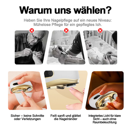 ⏳ 2-in-1 Elektrischer Nagelknipser & Polierer -Remifa®