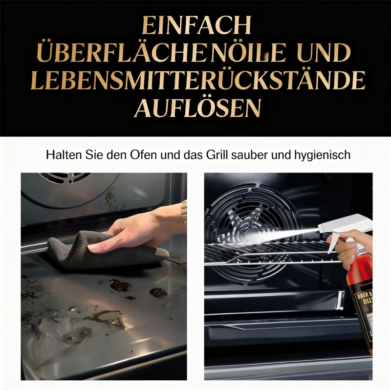 🧼✨ Ofen- und Grillreiniger-Spray – Gegen Fett & hartnäckige Verschmutzungen 🔥