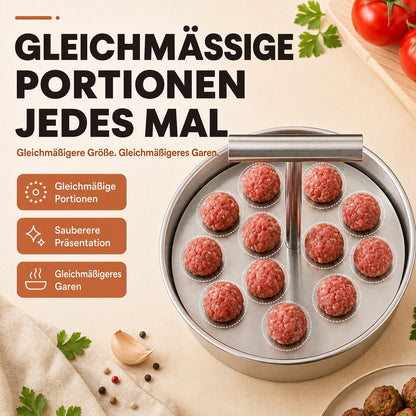 📢📢 50 % Rabatt !! ⏰🍡 Fleischbällchen‑Maker aus lebensmittelechtem Edelstahl für die Küche