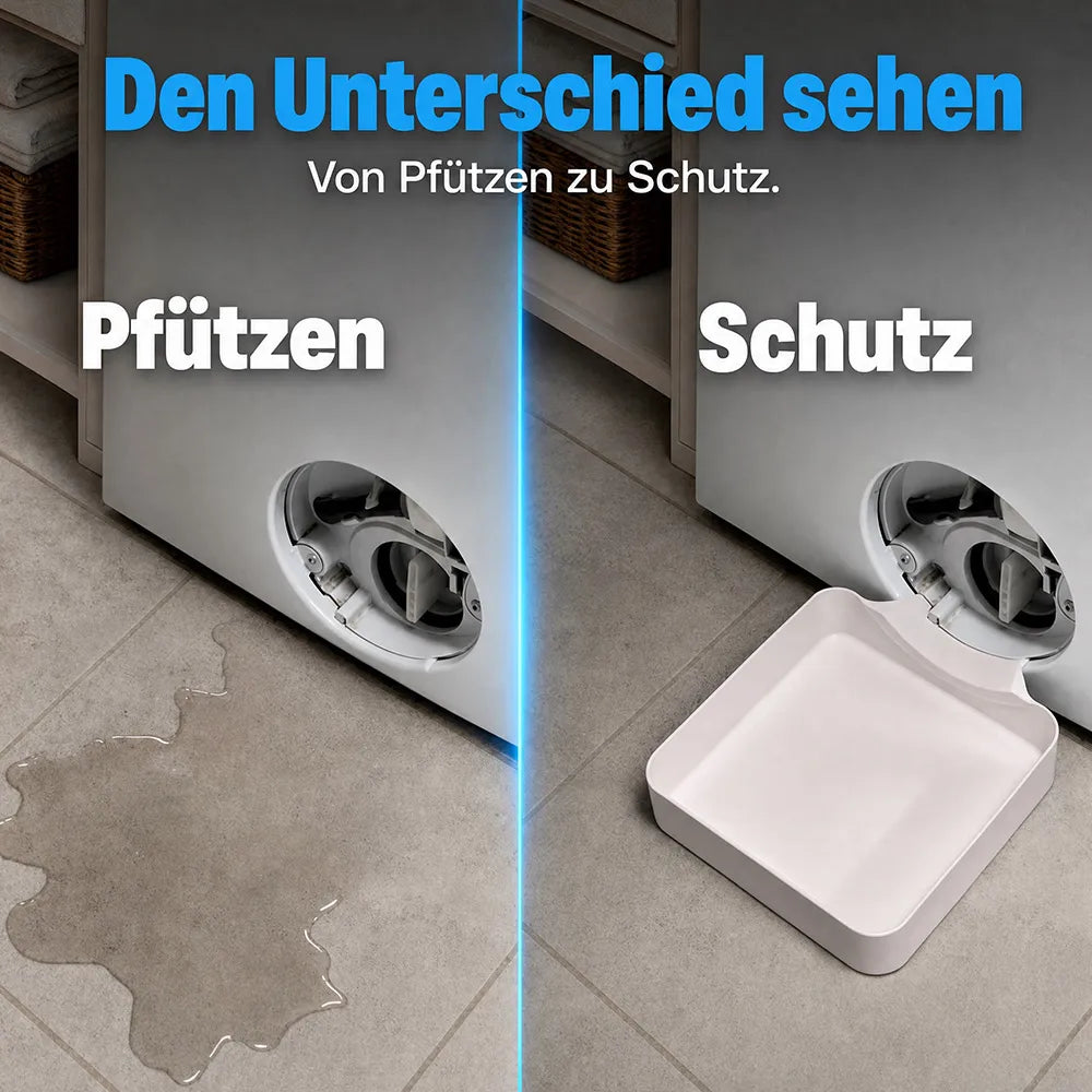 Universelle Auffangwanne für Frontlader-Waschmaschinen