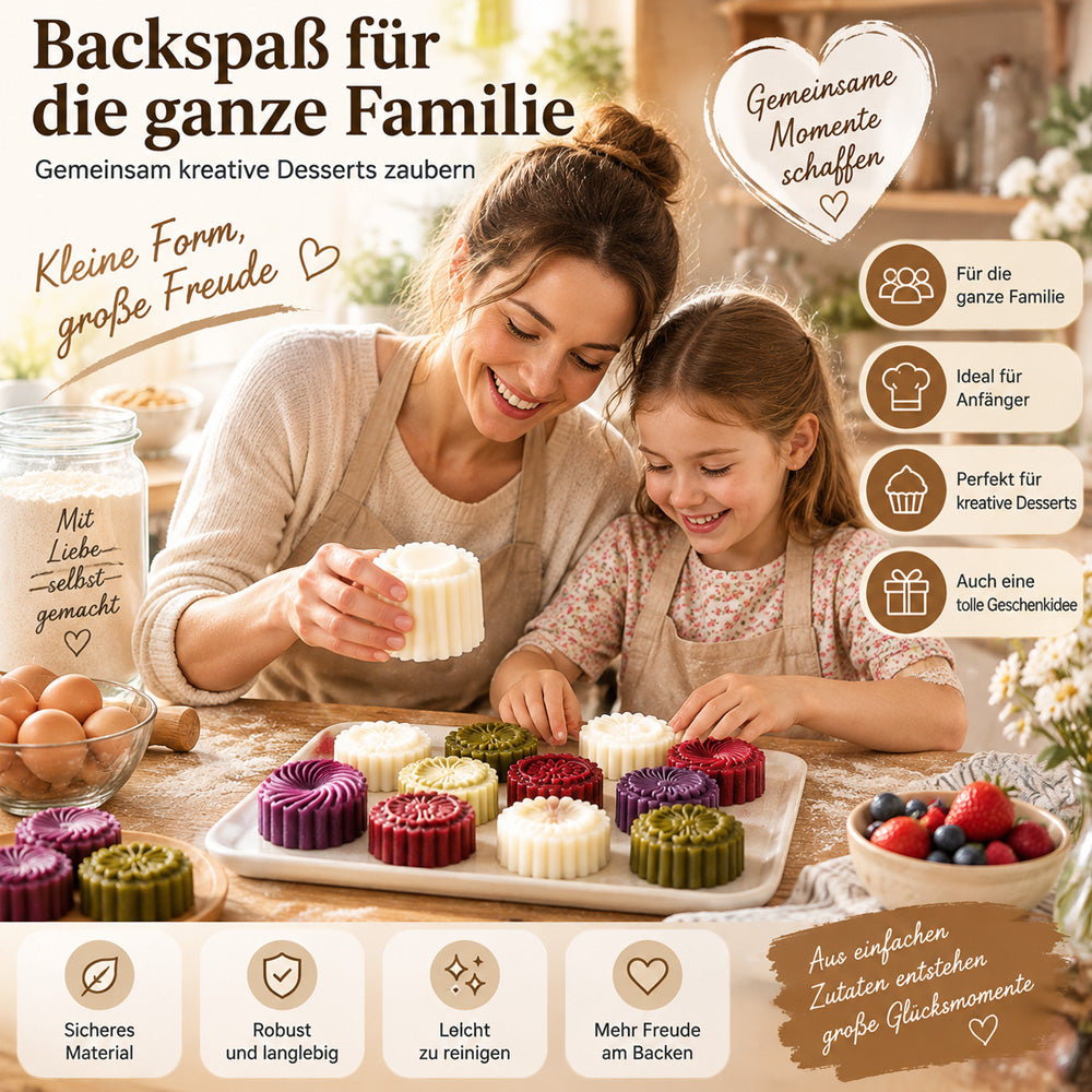 🍪Doppelseitiger Plätzchenstempel ✨ – Perfekte Kekse & Gebäck ganz einfach | Kinderleichtes Backen, DIY-Geschenke & platzsparendes 2-in-1-Design