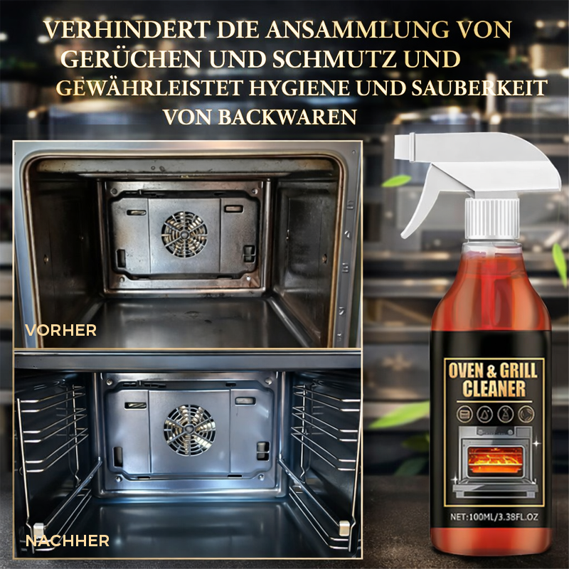 🧼✨ Ofen- und Grillreiniger-Spray – Gegen Fett & hartnäckige Verschmutzungen 🔥