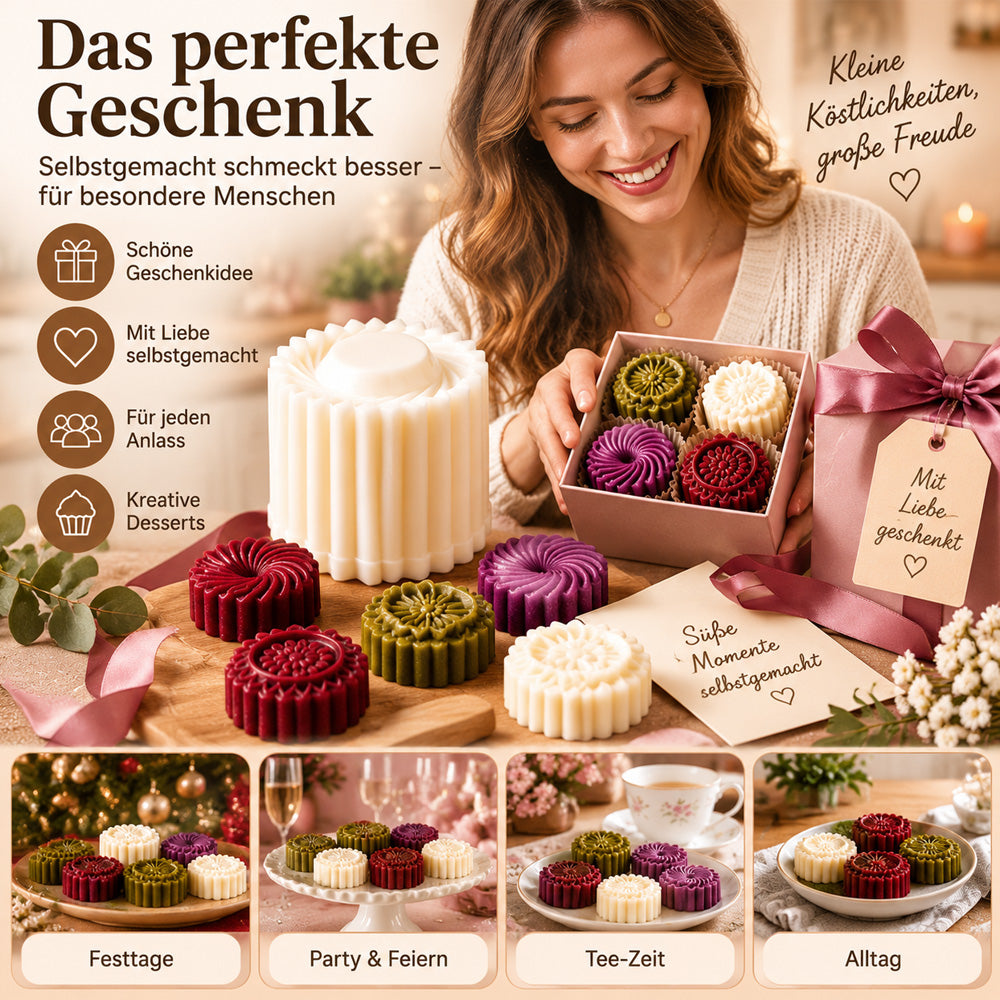 🍪Doppelseitiger Plätzchenstempel ✨ – Perfekte Kekse & Gebäck ganz einfach | Kinderleichtes Backen, DIY-Geschenke & platzsparendes 2-in-1-Design