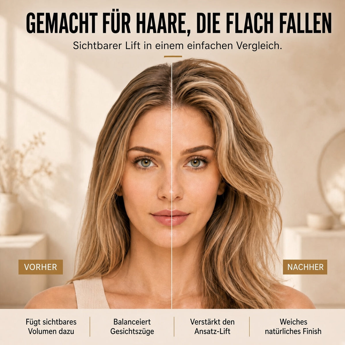 🎉🎉 50 % RABATT | NUR FÜR KURZE ZEIT!  Volumen-Haarspray – Haarspray mit lang anhaltendem Pfirsichduft für mehr Volumen und perfekten Halt den ganzen Tag.