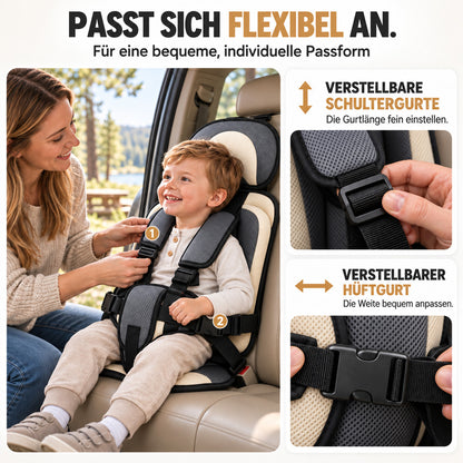🔥 50 % Rabatt ! Zusammenklappbarer Kindersitz – Faltbar, sicher, überall dabei! 🧒 5-Punkt-Gurt, atmungsaktiv, für 0–12 Jahre ⚡ Limitiertes Angebot ⏳