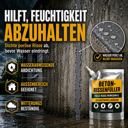💧 50% Rabatt! Wasserfester Beton-Rissfüller 🧱 – Risse schnell reparieren & zuverlässig abdichten 🔧