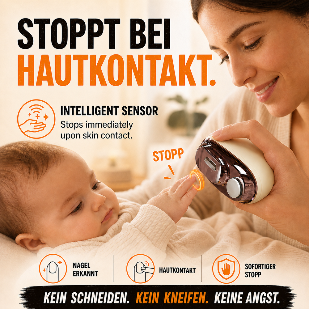 🔥2-in-1-Smart-Elektronagelschere & -Polierer ✂️💅 Die elektrische Nagelpflege für die ganze Familie!