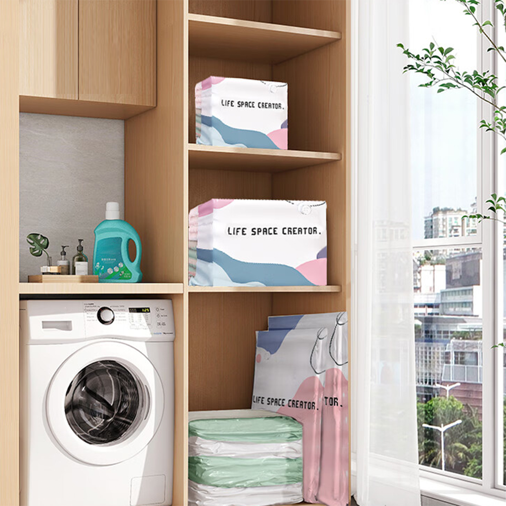 🧳💨 Vakuum-Aufbewahrungsbeutel ohne Pumpe – Einfach komprimieren & platzsparend verstauen upsell