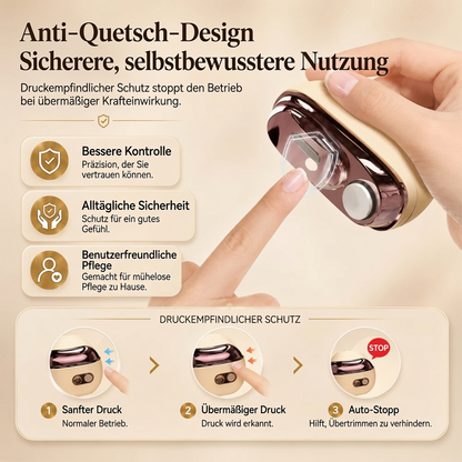 🔥2-in-1-Smart-Elektronagelschere & -Polierer ✂️💅 Die elektrische Nagelpflege für die ganze Familie!