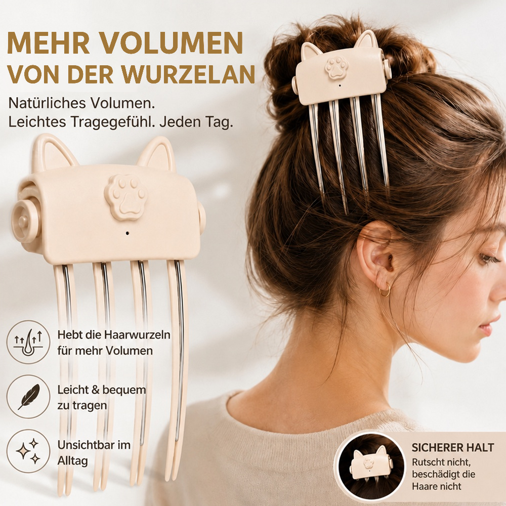 🔥 Volumen-Clip für Haarwurzeln – Mehr Fülle mit gezielter Wärme, ohne aufwendiges Toupieren 💁‍♀️