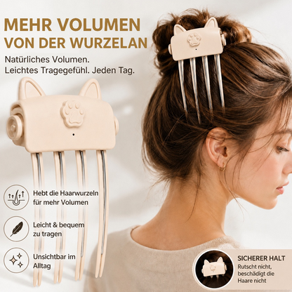 🔥 Volumen-Clip für Haarwurzeln – Mehr Fülle mit gezielter Wärme, ohne aufwendiges Toupieren 💁‍♀️
