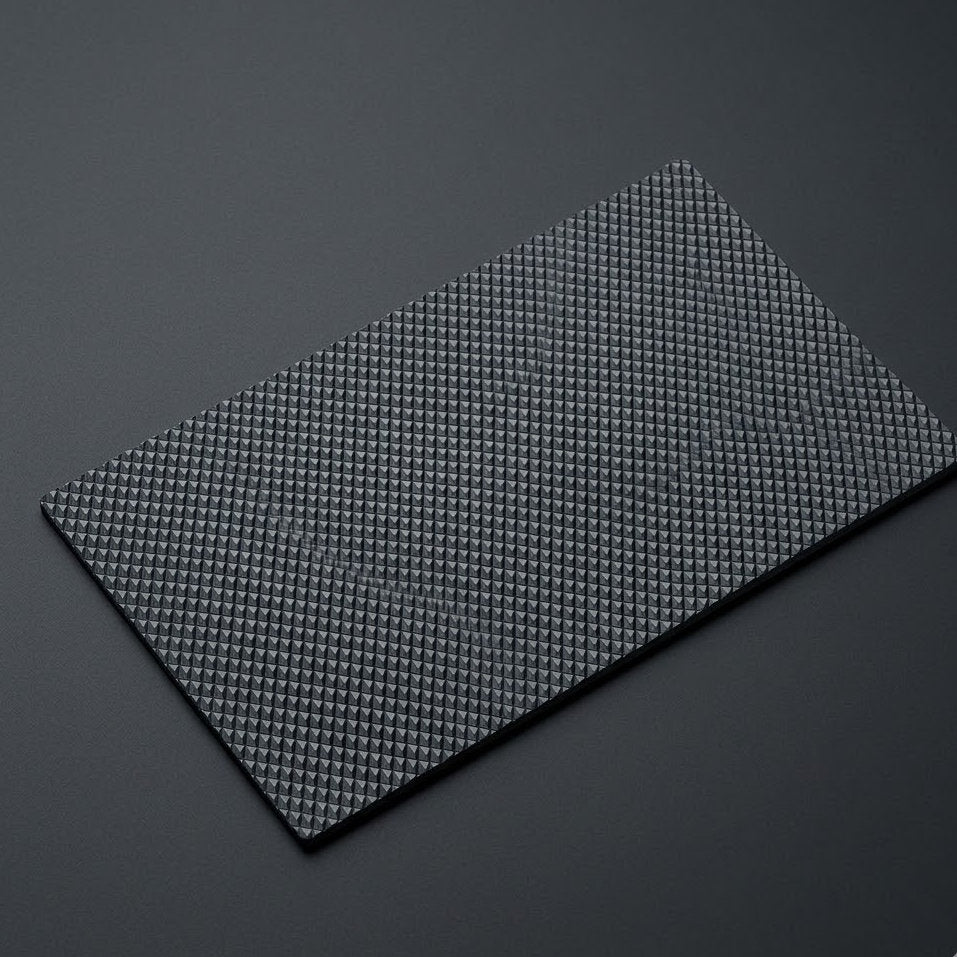 Snuffcup® Premium Diamond-Pattern Dashboard Anti-Slip Mat - High-Adhesion Heat Resistant Rubber Pad for Car Interior