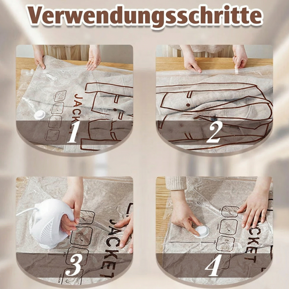 💘 ✨Hängende Vakuum-Aufbewahrungsbeutel mit Elektropumpe