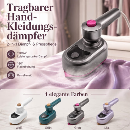 🔥 50 % RABATT! Tragbarer Kleidungsstück Bügeleisen – Kleidung schnell & einfach glätten