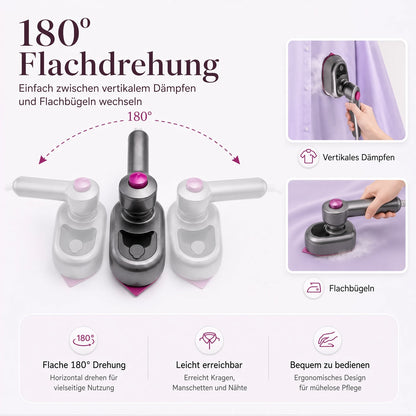 🔥 50 % RABATT! Tragbarer Kleidungsstück Bügeleisen – Kleidung schnell & einfach glätten