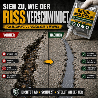 💧 50% Rabatt! Wasserfester Beton-Rissfüller 🧱 – Risse schnell reparieren & zuverlässig abdichten 🔧