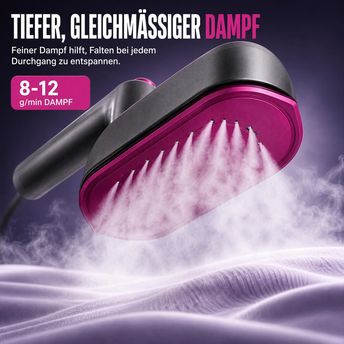 🔥 50 % RABATT! Tragbarer Kleidungsstück Bügeleisen – Kleidung schnell & einfach glätten