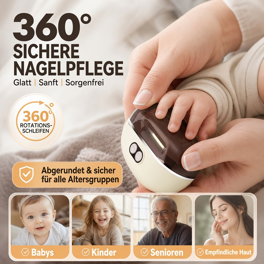 🔥2-in-1-Smart-Elektronagelschere & -Polierer ✂️💅 Die elektrische Nagelpflege für die ganze Familie!
