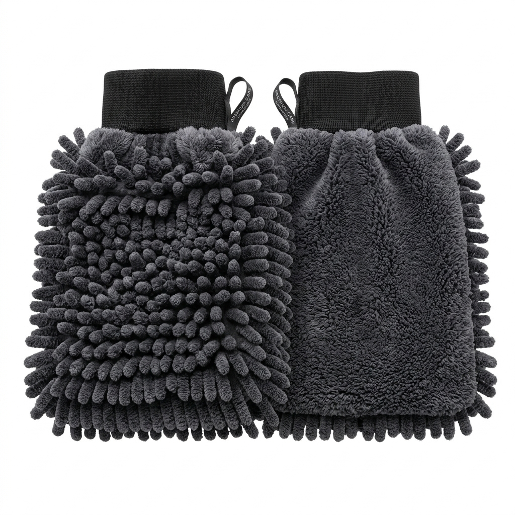 Bravunela®Ultra-Soft Double-Sided Chenille Microfiber Car Wash Mitt