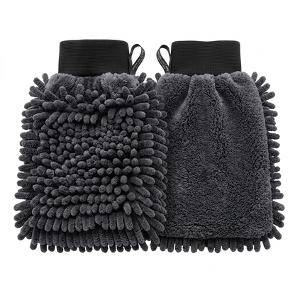 Bravunela®Ultra-Soft Double-Sided Chenille Microfiber Car Wash Mitt
