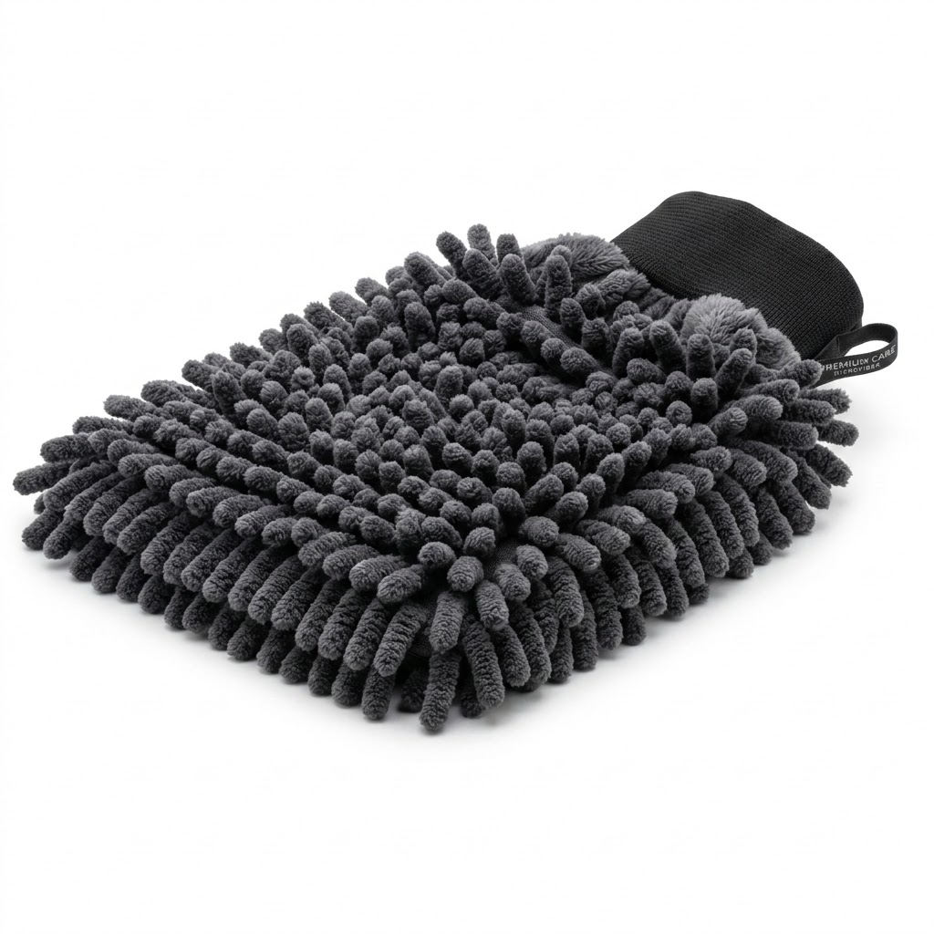 Bravunela®Ultra-Soft Double-Sided Chenille Microfiber Car Wash Mitt