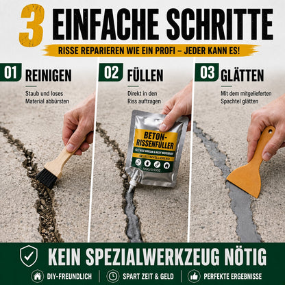 💧 50% Rabatt! Wasserfester Beton-Rissfüller 🧱 – Risse schnell reparieren & zuverlässig abdichten 🔧