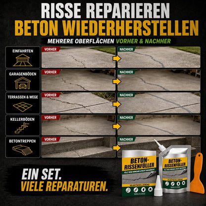 💧 50% Rabatt! Wasserfester Beton-Rissfüller 🧱 – Risse schnell reparieren & zuverlässig abdichten 🔧