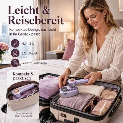 🔥 50 % RABATT! Tragbarer Kleidungsstück Bügeleisen – Kleidung schnell & einfach glätten