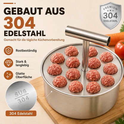 📢📢 50 % Rabatt !! ⏰🍡 Fleischbällchen‑Maker aus lebensmittelechtem Edelstahl für die Küche
