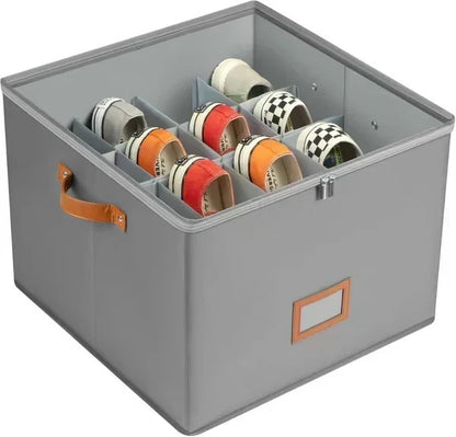 👟 Schuh-Organizer aus Stoff – platzsparende Aufbewahrungsbox – für bis zu 16 Paar Schuhe – ideal für Kleiderschränke, Flure & Reisen – schützt vor Staub & Schmutz
