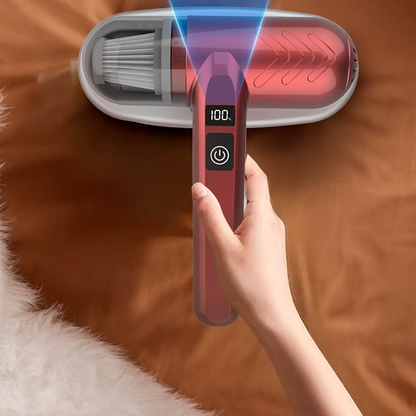 😱🛏️Unsichtbare Milben rauben dir den Schlaf! Normale Staubsauger nutzlos? Klopfen + Saugen + UV in einem!💥🔦 -Remifa®