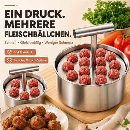 📢📢 50 % Rabatt !! ⏰🍡 Fleischbällchen‑Maker aus lebensmittelechtem Edelstahl für die Küche