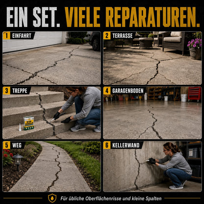 💧 50% Rabatt! Wasserfester Beton-Rissfüller 🧱 – Risse schnell reparieren & zuverlässig abdichten 🔧