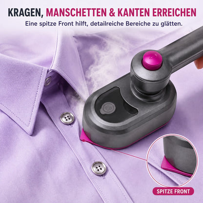 🔥 50 % RABATT! Tragbarer Kleidungsstück Bügeleisen – Kleidung schnell & einfach glätten