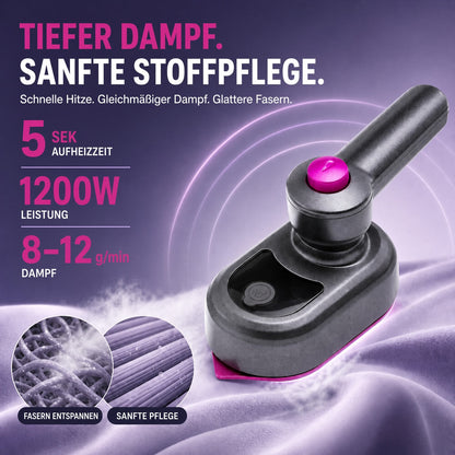 🔥 50 % RABATT! Tragbarer Kleidungsstück Bügeleisen – Kleidung schnell & einfach glätten